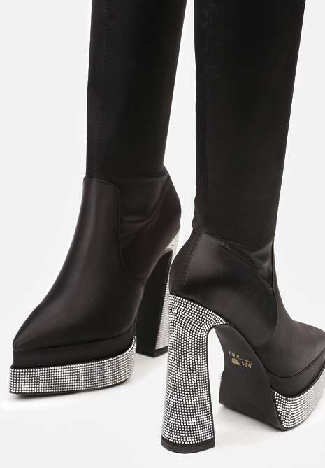 Cizme Evalianne Negre 6