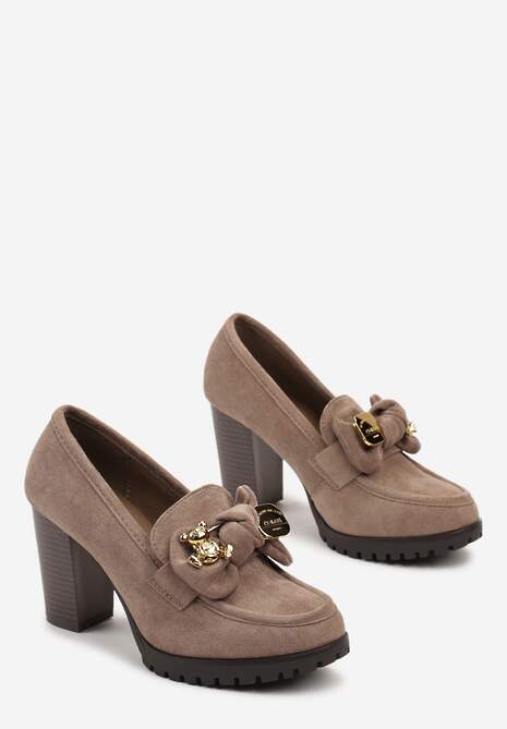 Pantofi casual Belvonna Bej 5
