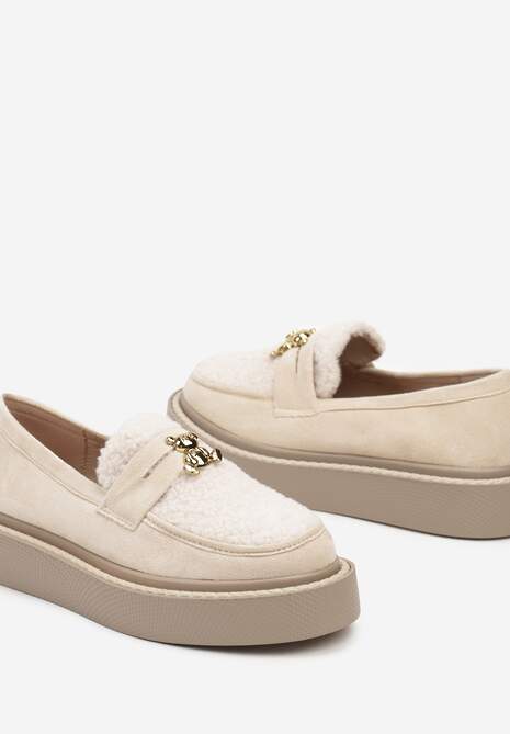 Mocasini Malabra Bej 6