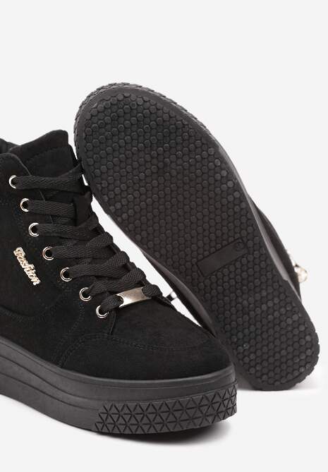 Sneakers Negru cu argintiu 6