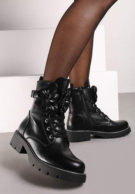 Botine Fioratta Negre