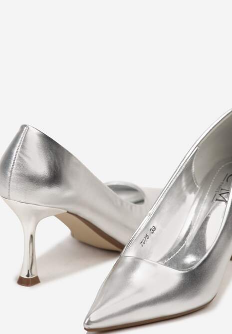 Pantofi cu toc Torianne Argintii 6