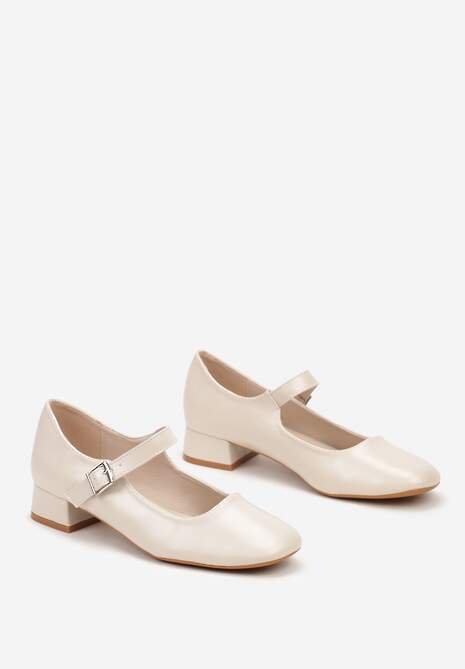 Pantofi cu toc Vittia Bej 5