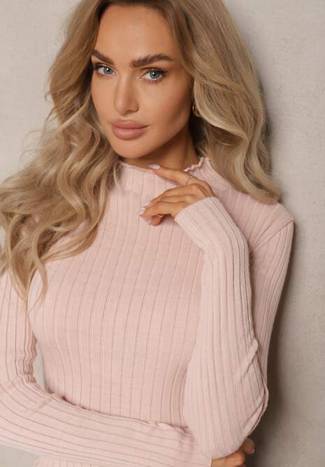 Pulover Kikisha Roz deschis 5