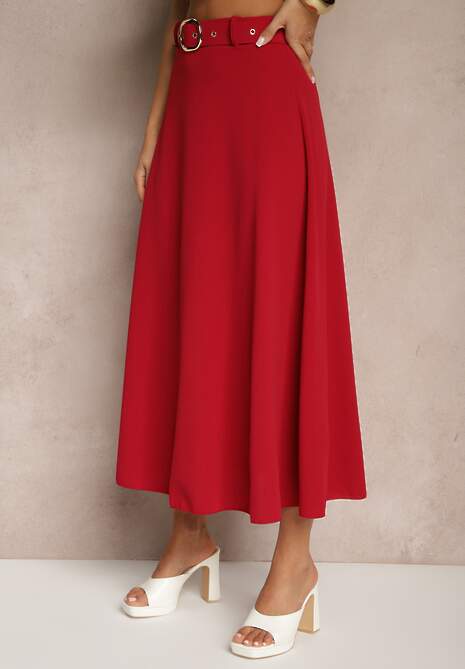 Fustă Melobia Bordo 4