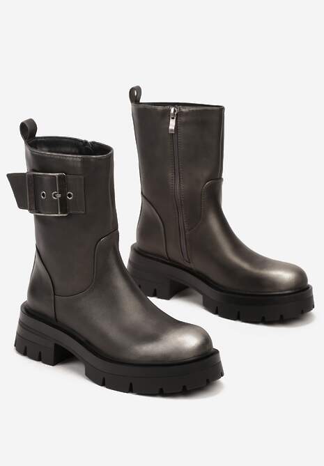 Botine Aleriea Argintii 5