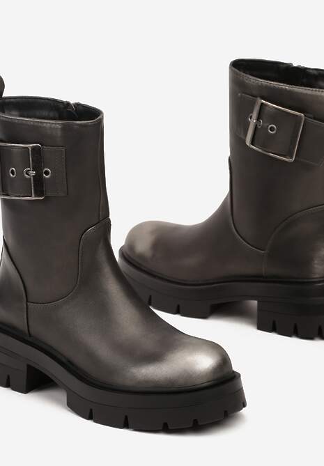 Botine Aleriea Argintii 6