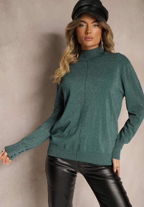 Pulover Onorvia Verde închis 4
