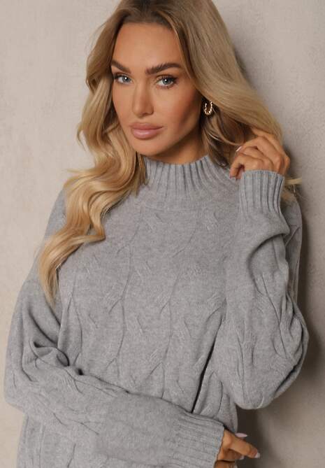 Pulover Toriva Gri 5