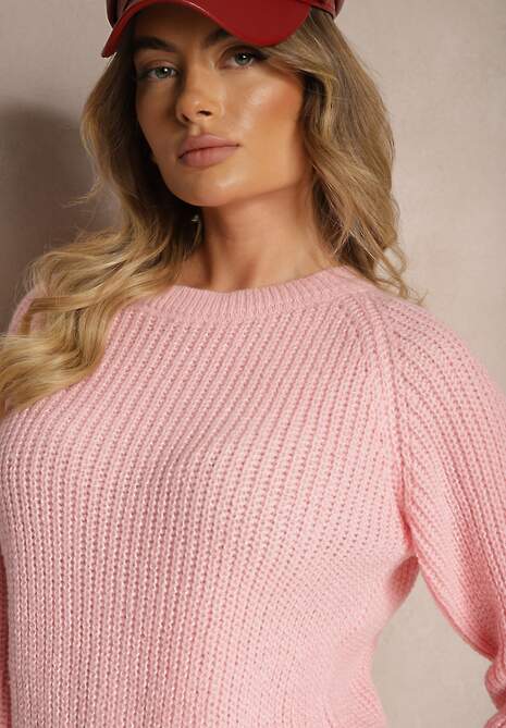 Pulover Zinrethia Roz deschis 5