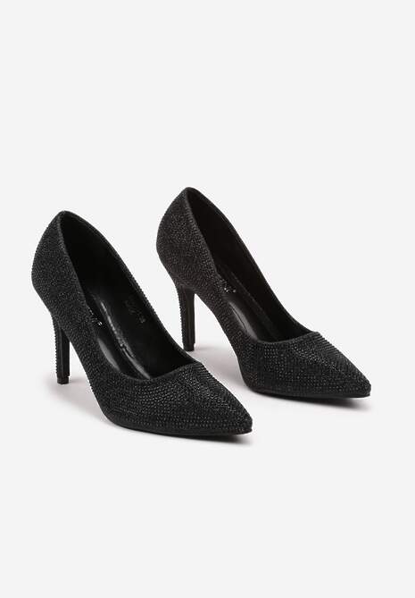 Pantofi stiletto Derinia Negri 5