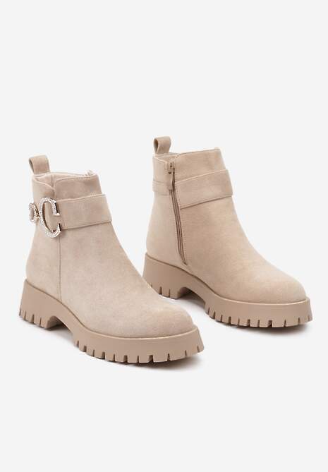 Botine Zinathe Bej 5