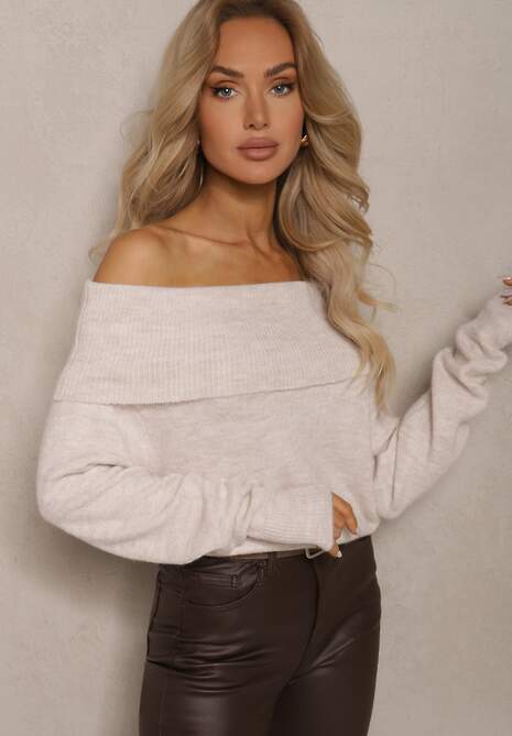 Pulover Ravarienne Bej 4
