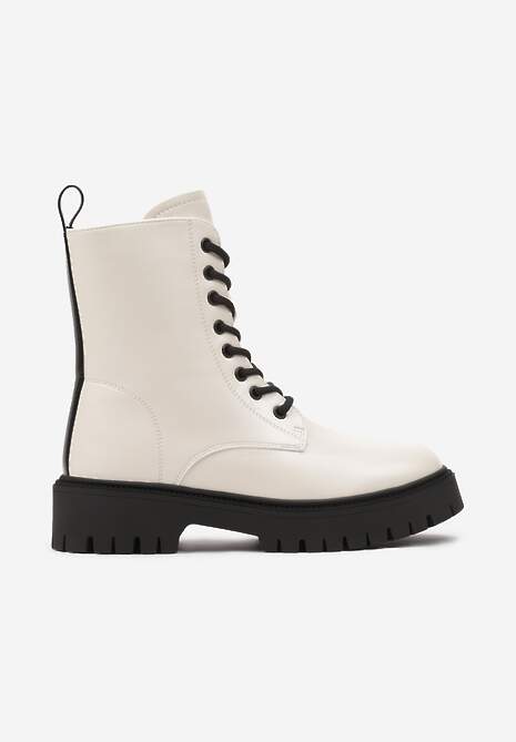 Botine Siotana Bej cu negru 4