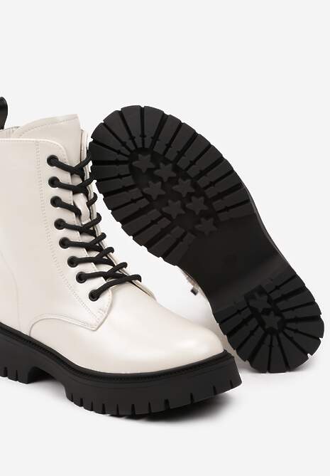 Botine Siotana Bej cu negru 6