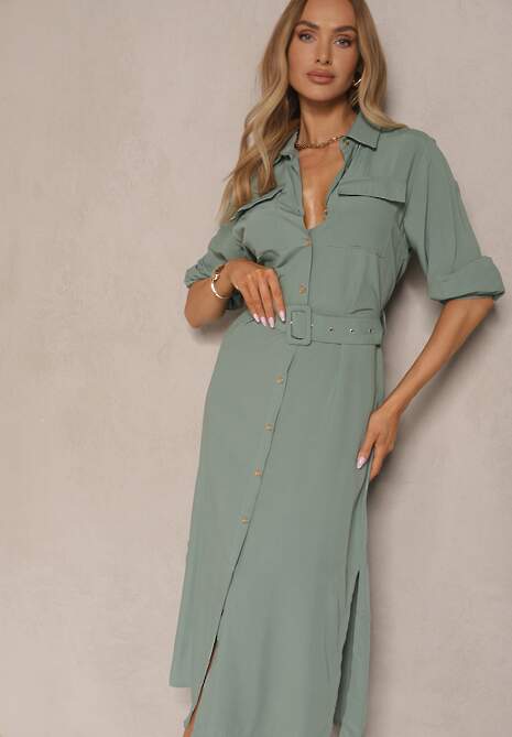 Rochie Rinnisa Verde 4