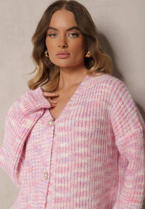 Cardigan Tifilaine Roz deschis 5