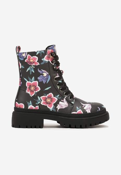 Botine Uzilya Negru cu verde 4