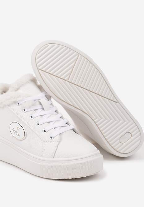Sneakers Ocella Bej cu alb 6