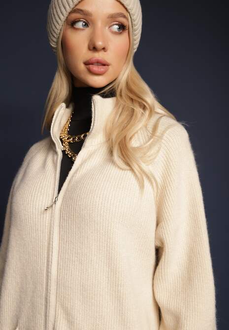 Cardigan Bonitana Bej deschis 5