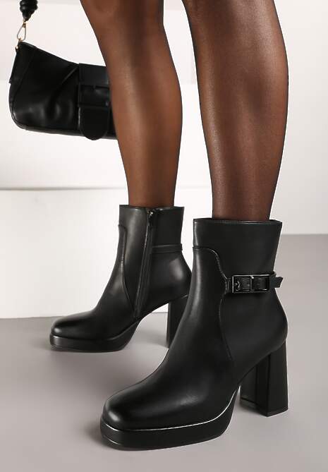 Botine Lemiara Negre