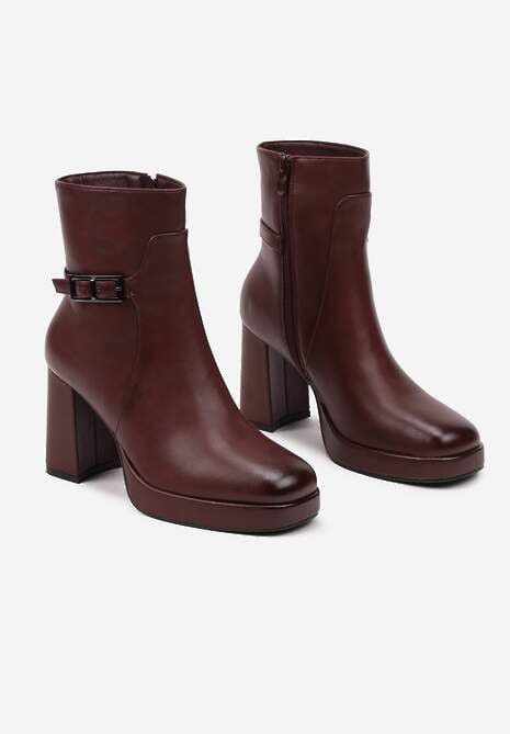 Botine Lemiara Bordo 5