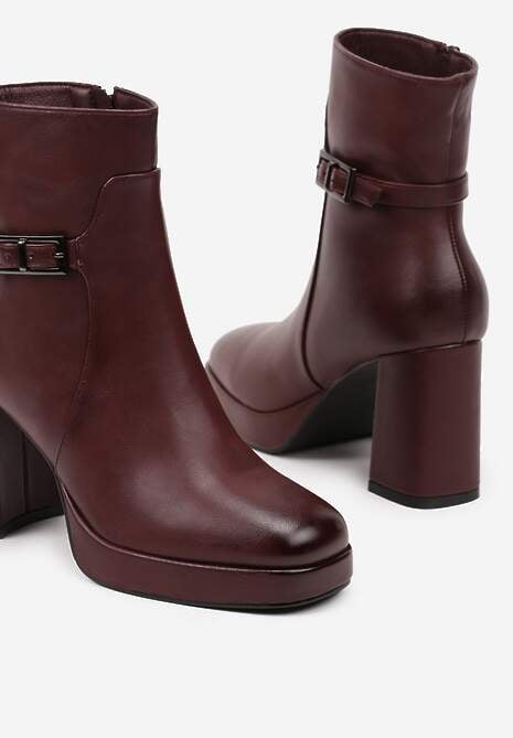 Botine Lemiara Bordo 6