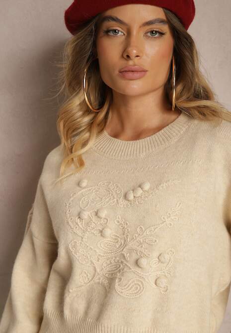 Pulover Harizelle Bej 5