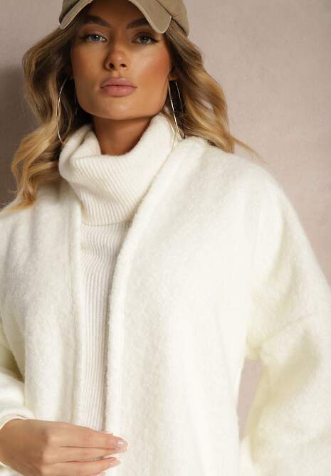 Cardigan Jackidra Alb 5