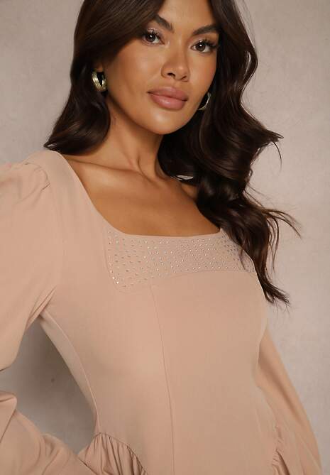 Rochie Enadis Bej 5