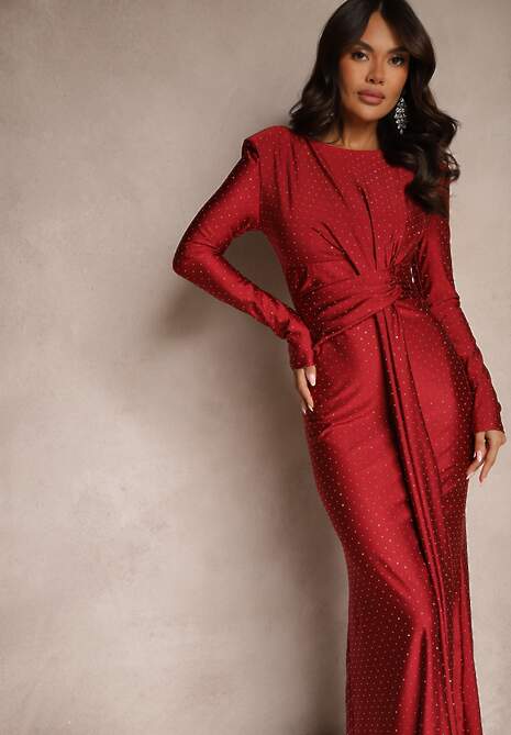 Rochie Rissanea Bordo 4