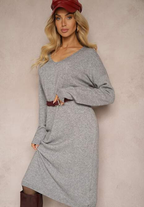 Rochie Zinnelira Gri 4