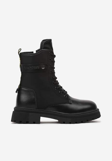 Botine Pretilie Negre 4