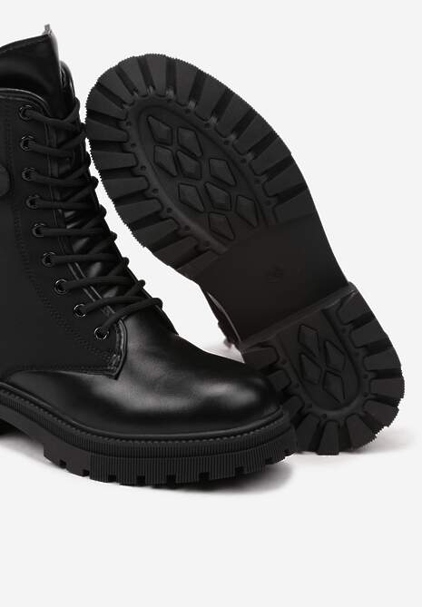 Botine Pretilie Negre 6
