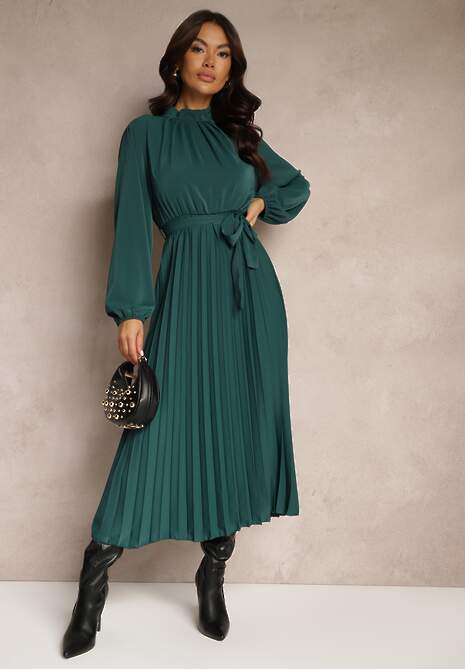 Rochie Zinnoritta Verde închis 4