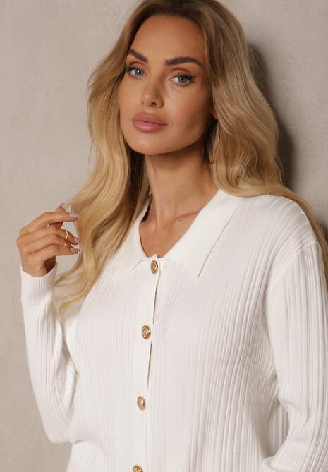 Cardigan Zeanirra Alb 5