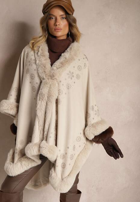 Poncho Issanel Bej deschis 4