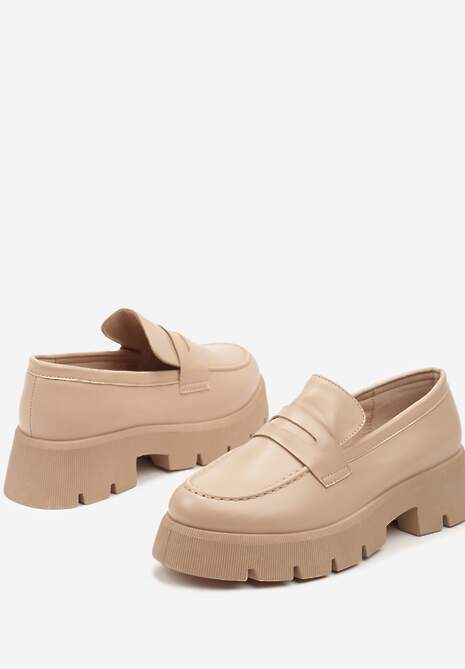 Mocasini Resilira Bej 6