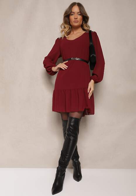 Rochie Ilita Bordo 4