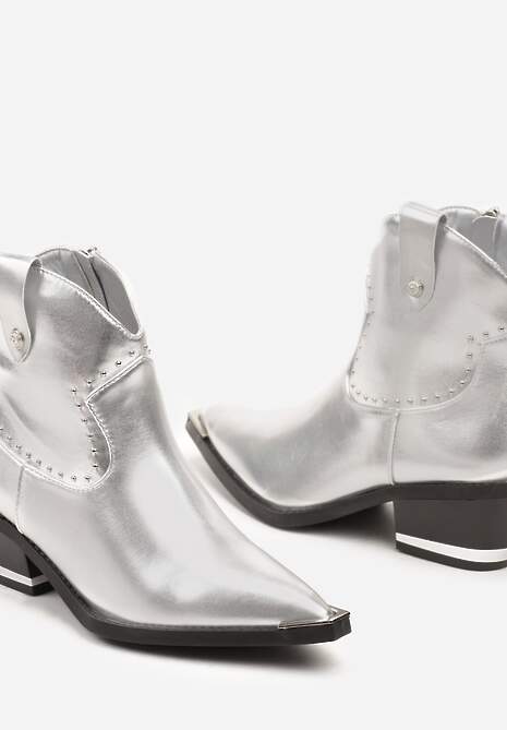 Botine Niavela Argintii 6
