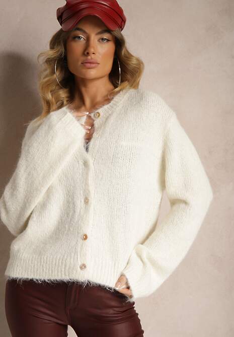 Cardigan Riavara Alb 4