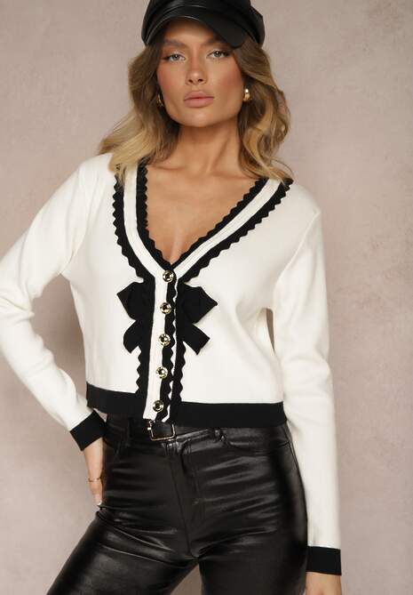 Cardigan Niavelaeth Alb 4