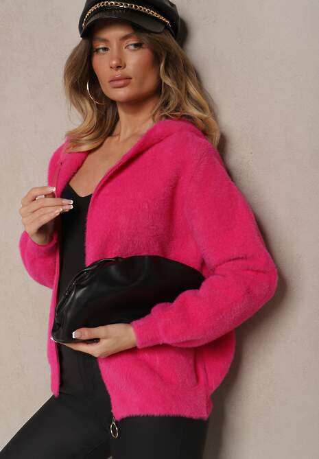 Cardigan Fucsia 4