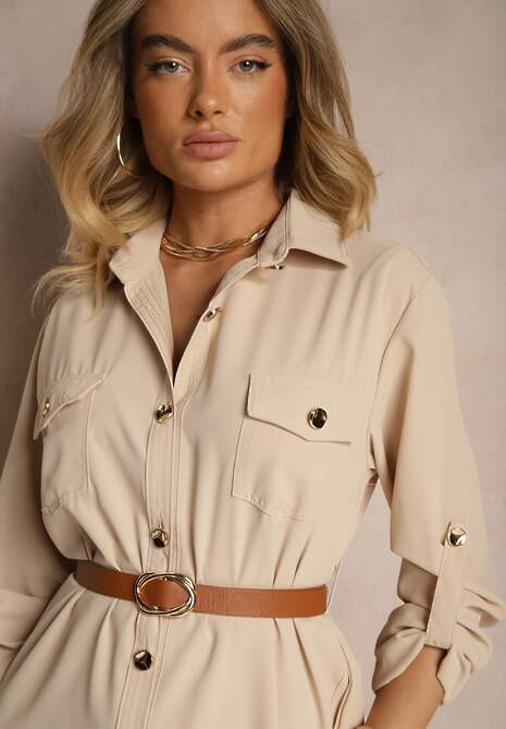 Rochie Esaviona Bej 5
