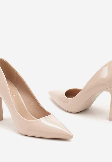 Pantofi stiletto Emelinae Bej 6