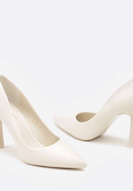 Pantofi stiletto Galadi Albi 6