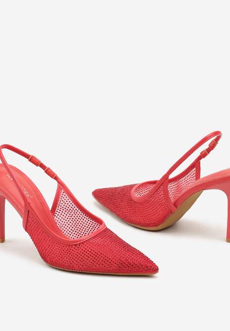 Pantofi stiletto Sanaraia Roșii 6