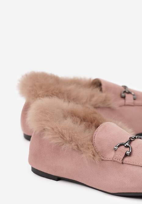 Mocasini Sanindra Roz deschis 6