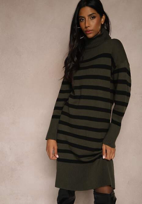 Rochie Gesalttia Verde închis 4