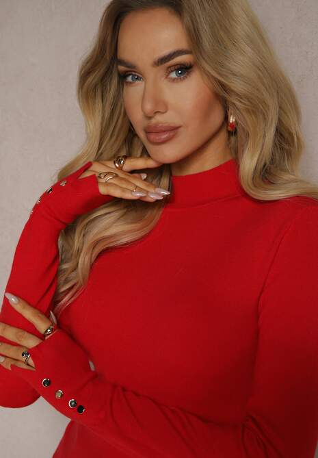 Pulover Delahra Roșu 5